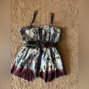 Women’s Free People Boho Chic Floral Babydoll Top